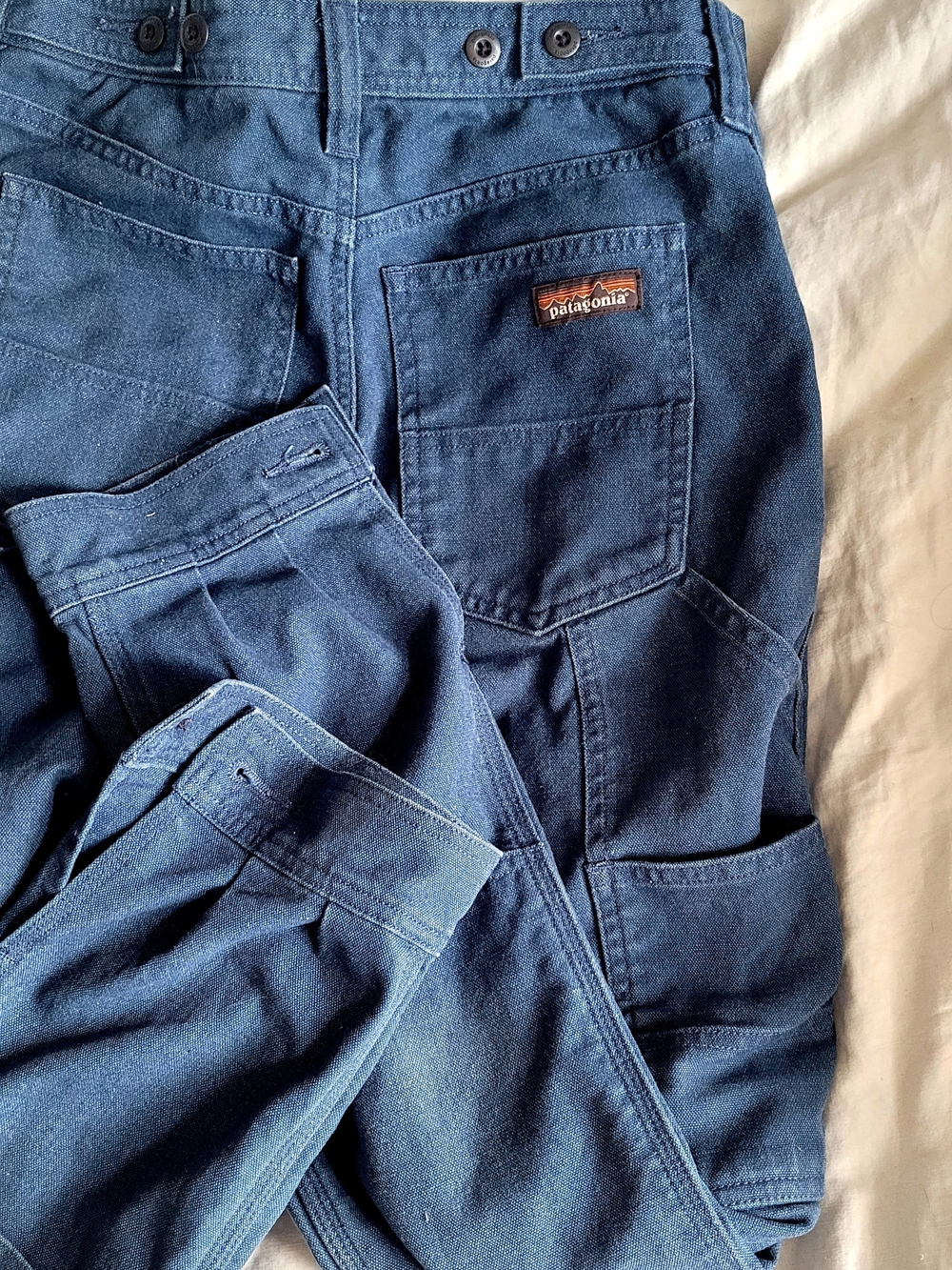 Patagonia Hemp Canvas Utility Pants Women’s Size 2 Blue Workwear Trousers